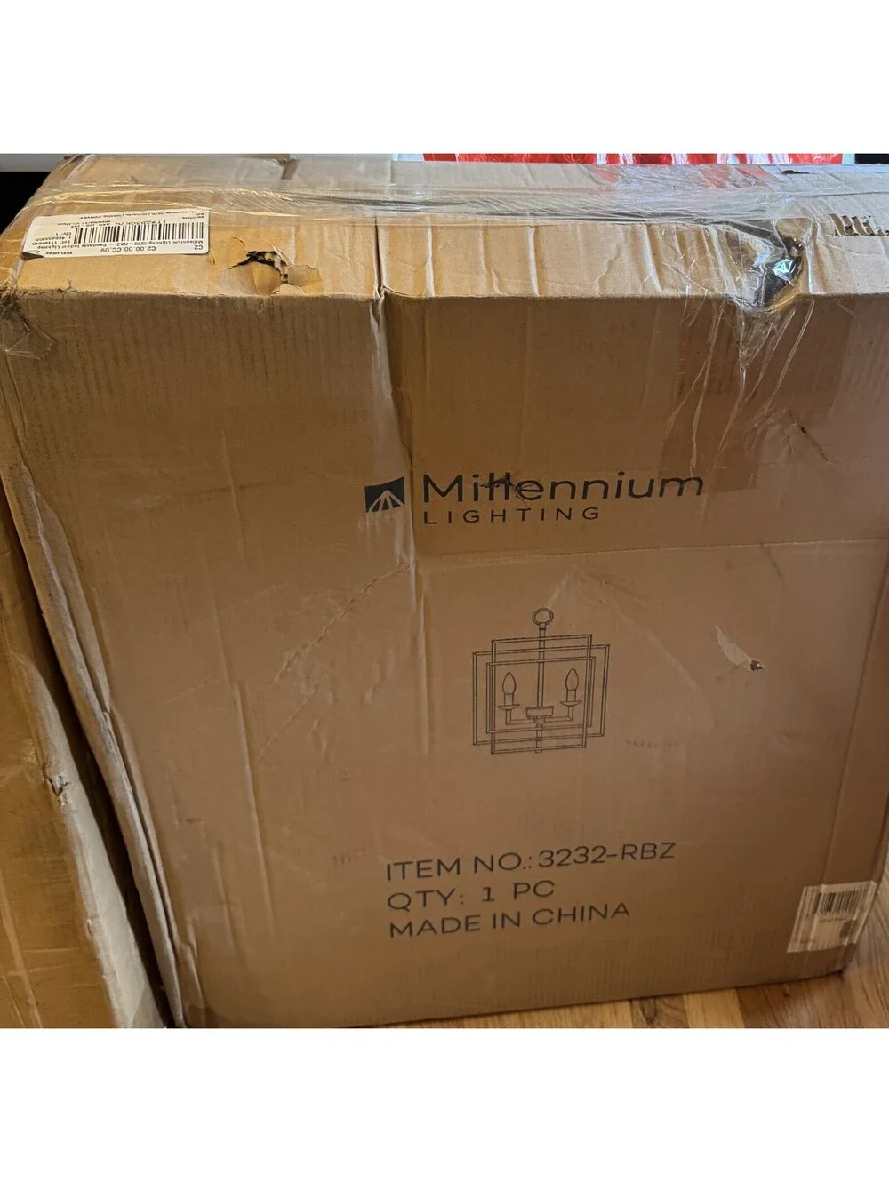 3232-RBZ Millennium Lighting Nellis - 4 Light Pendant-30.75